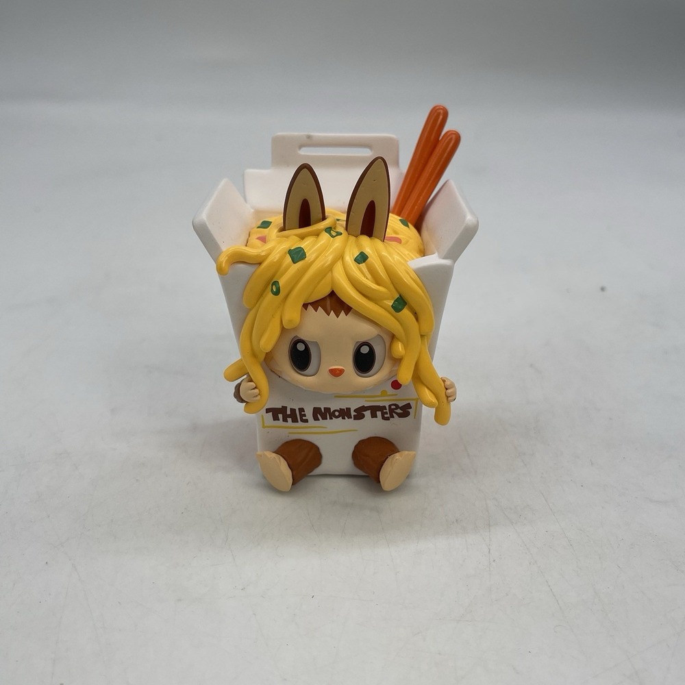 POP MART Authentic Labubu Chow Mein Zimomo Wacky Mart Series Figure